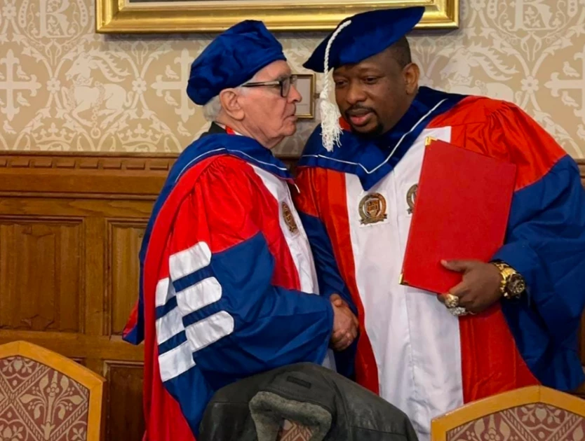 Sonko honoured with Doctorate in Leadership and Governance at global summit in London
