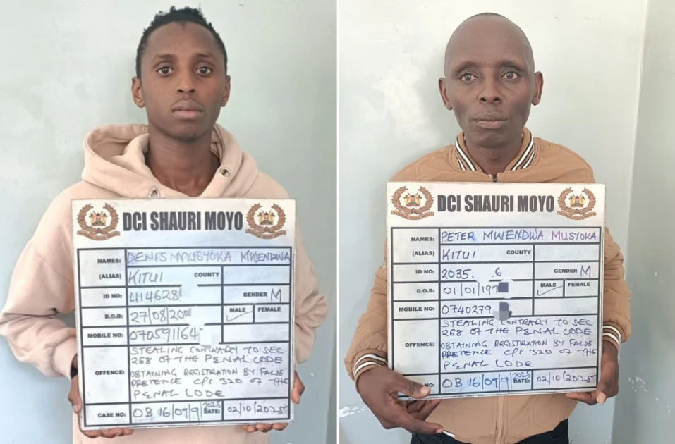 Father, son arrested for conning M-Pesa operators over Ksh.200K in Nairobi