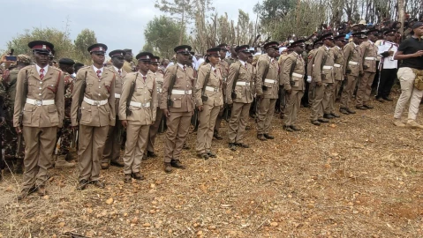 Kenyan police officer who died in Haiti laid to rest in Machakos