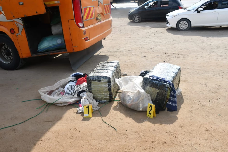 Bhang stashed in Mtumba bales found on Lamu-bound bus 