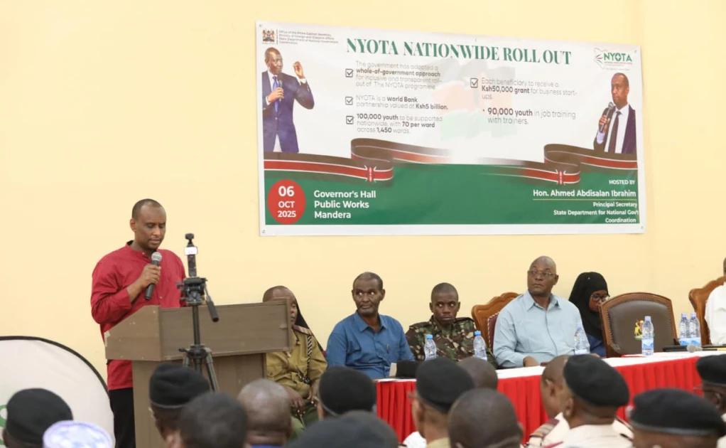 Gov't launches NYOTA program in Mandera to empower youth