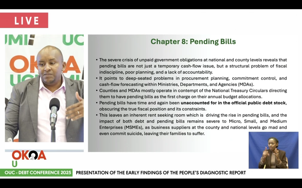 WACTH LIVE : OKOA UCHUMI Presser