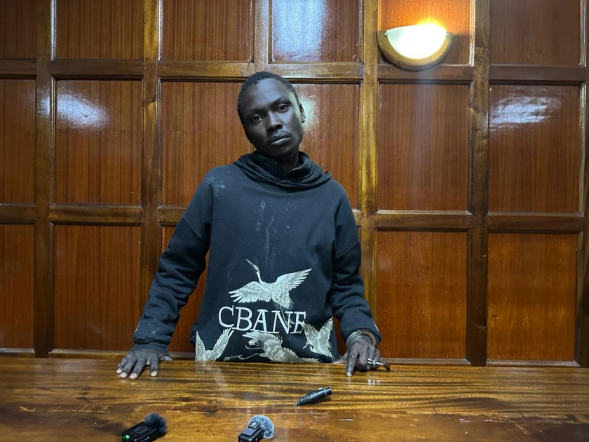 Man found trespassing Parliament claims to be President Ruto’s son Man found trespassing Parliament claims to be President Ruto’s son
