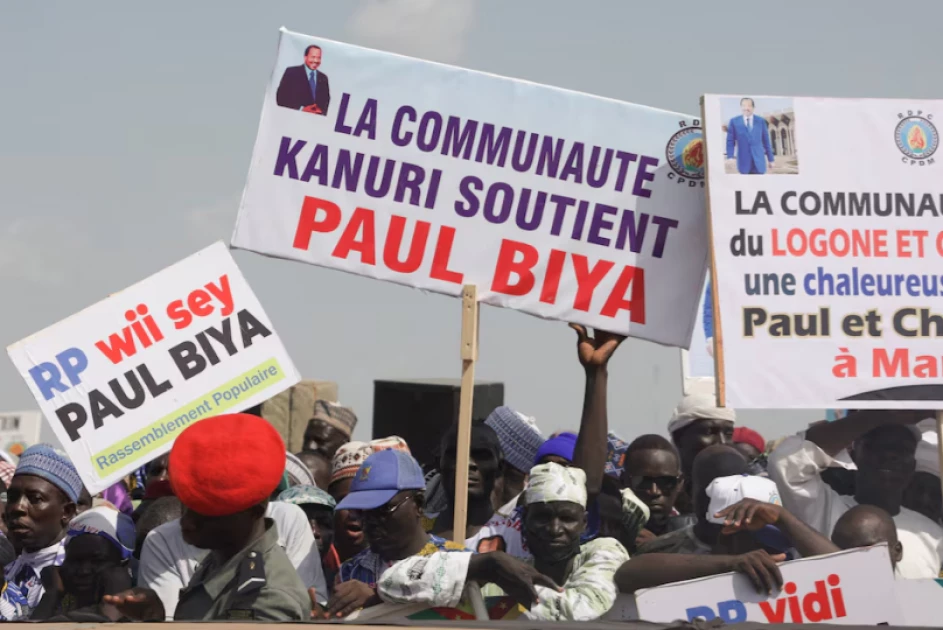 Cameroon's Biya vies for eighth term, former spokesperson challenging him Cameroon's Biya vies for eighth term, former spokesperson challenging him