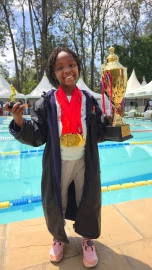 Little mermaid from Meru: Adia dominates Nairobi Swimming Championships
