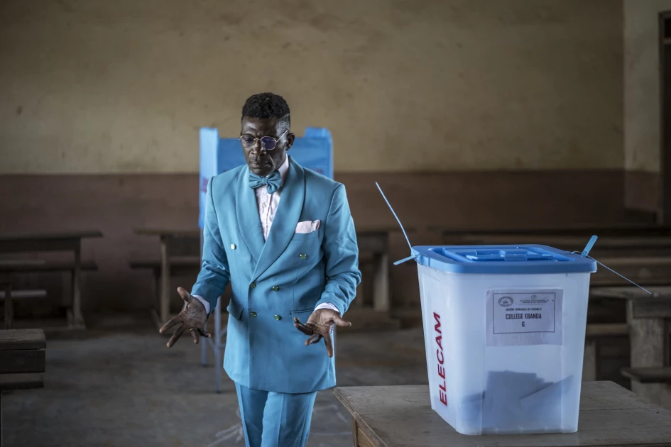 Cameroon holds presidential poll with Biya poised for 8th term