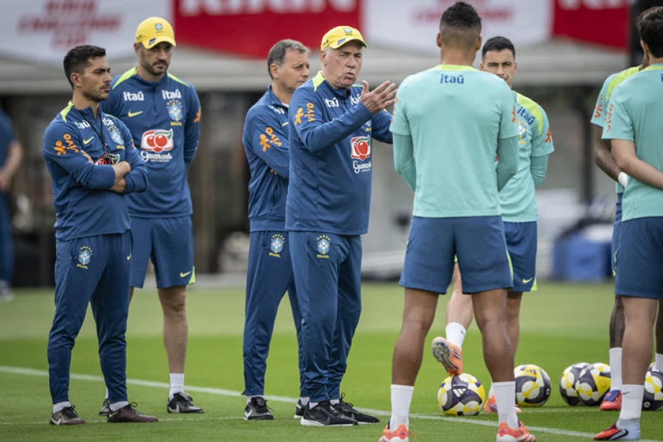 Ancelotti ready to make World Cup history with Brazil