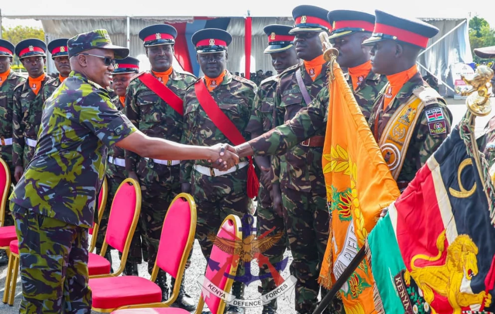 CDF Kahariri warns KDF soldiers against recruitment fraud CDF Kahariri warns KDF soldiers against recruitment fraud
