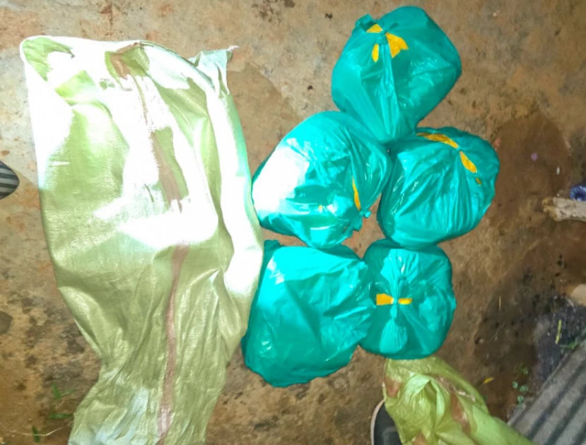 Man arrested in Busia with 10kg of bhang worth Ksh.300,000 Man arrested in Busia with 10kg of bhang worth Ksh.300,000