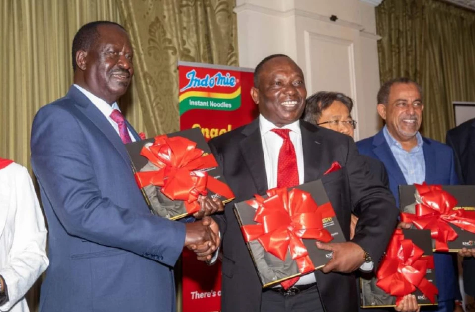 EACCIA President Richard Ngatia pays tribute to Raila Odinga EACCIA President Richard Ngatia pays tribute to Raila Odinga
