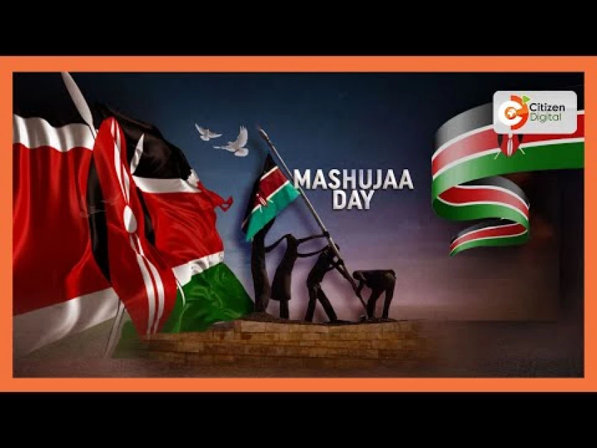 Kenyans flock Ithookwe Stadium for Mashujaa Day celebrations Kenyans flock Ithookwe Stadium for Mashujaa Day celebrations