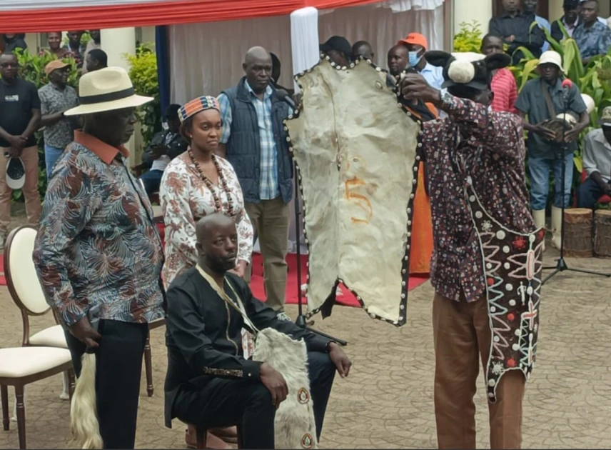 Raila Odinga Junior installed as head of Odinga family Raila Odinga Junior installed as head of Odinga family