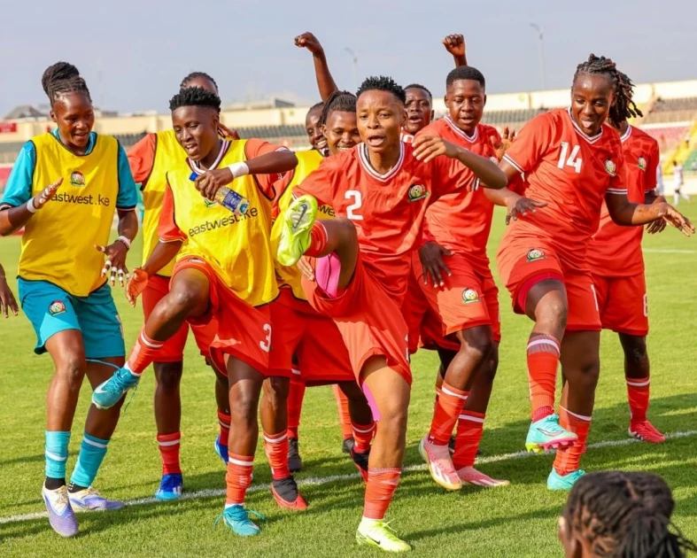 Harambee Starlets thrash Gambia to scent WAFCON ticket, awarded Ksh.10M by Pres. Ruto 