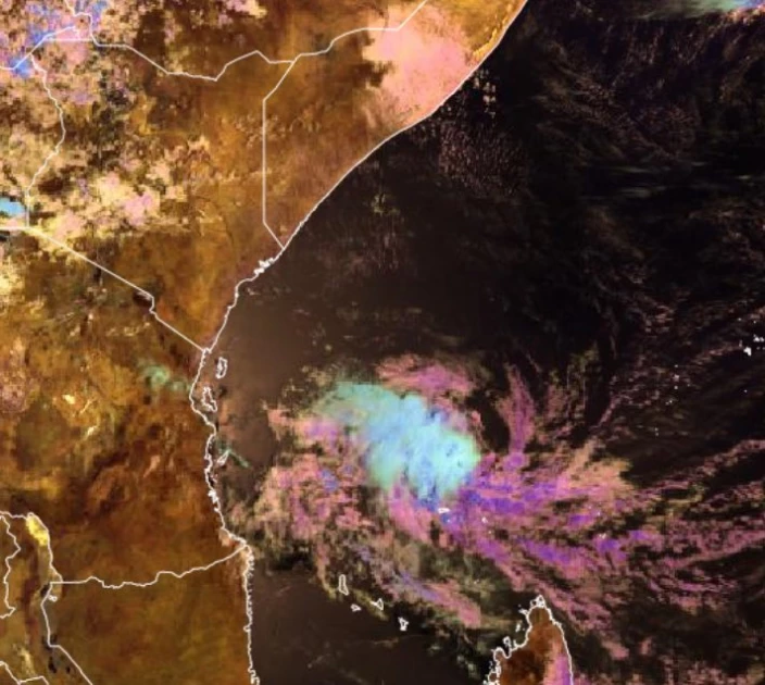 Kenya Met warns of high rainfall along Kenyan coast from tropical storm 'Chenge'