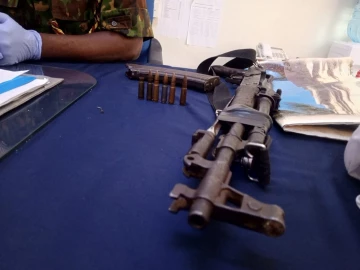 Police nab AK-47 rifle from suspected robber after shootout in Kisumu