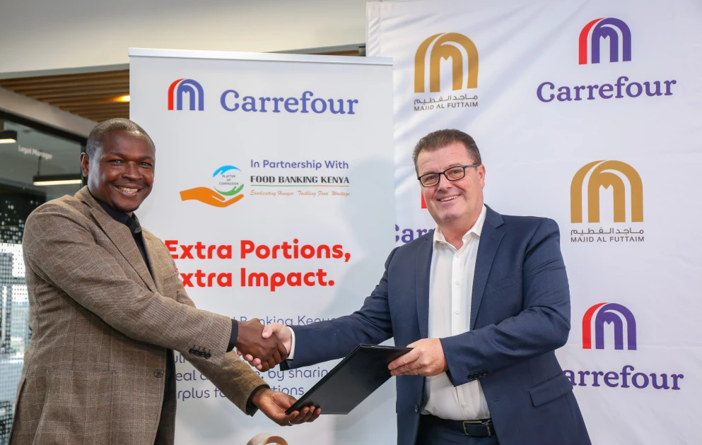 Carrefour signs MoU with Food Banking Kenya to combat food waste