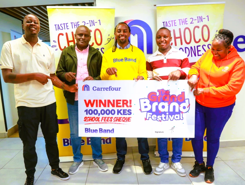 Blue band awards five lucky winners school fees