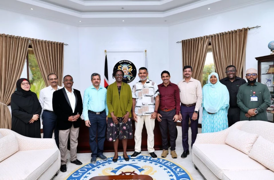 Indian doctors who treated Raila arrive in Kenya to pay final respects