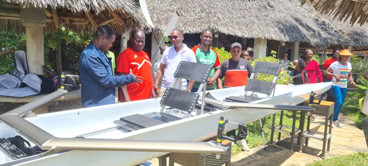Boost as Mtwapa Club gets new modern boat  for Para-rowing 