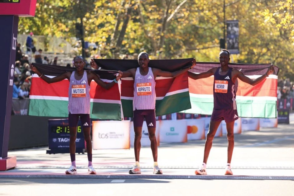 Kipruto, Obiri seal Kenyan double at New York Marathon
