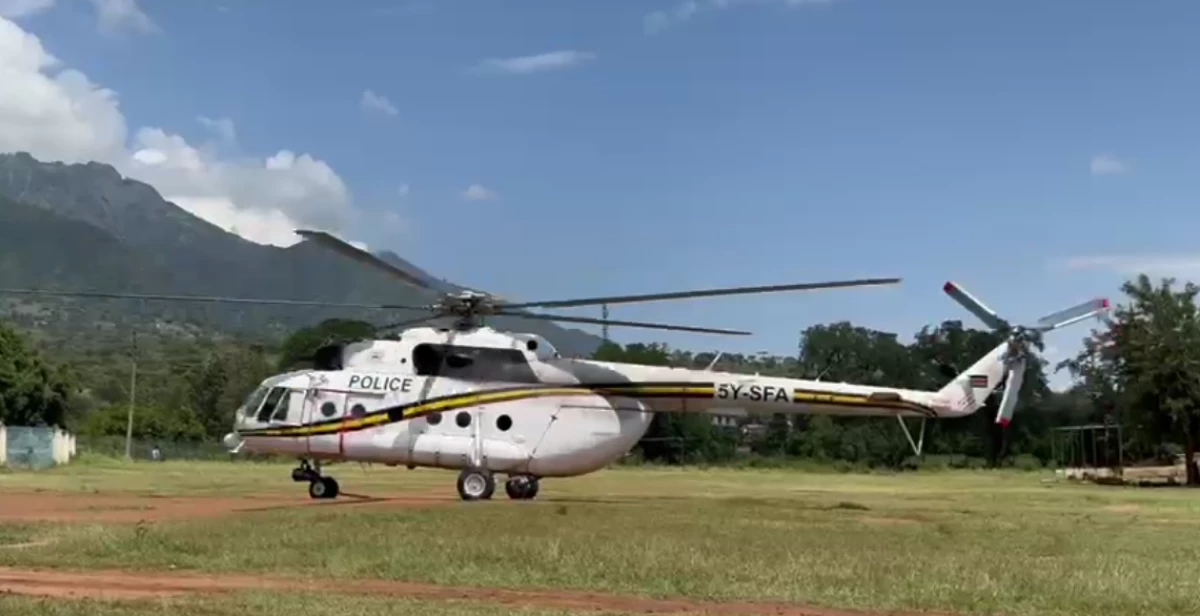 Rescue mission scare as police aircraft suffers glitch while airlifting mudslide victims