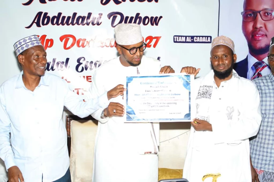 Afgab clan endorses Abdikheyr Abdullahi Dubow for 2027 Dadaab parliamentary race