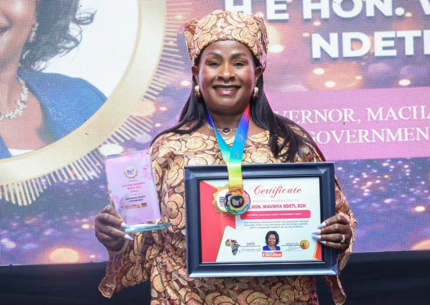 Machakos Governor Wavinya Ndeti named among Africa’s 100 most influential women