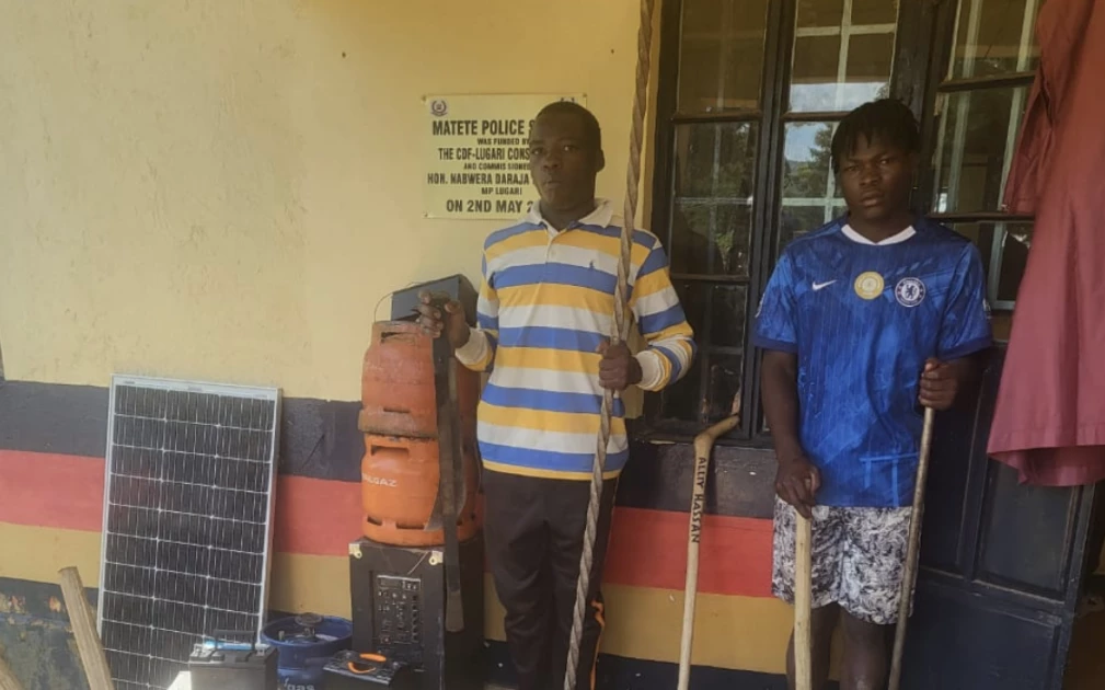 Two arrested in crackdown on robbers along Eldoret–Malaba highway