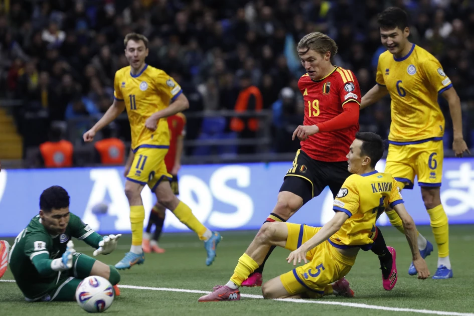 Kazakhstan keep Belgium waiting for World Cup ticket
