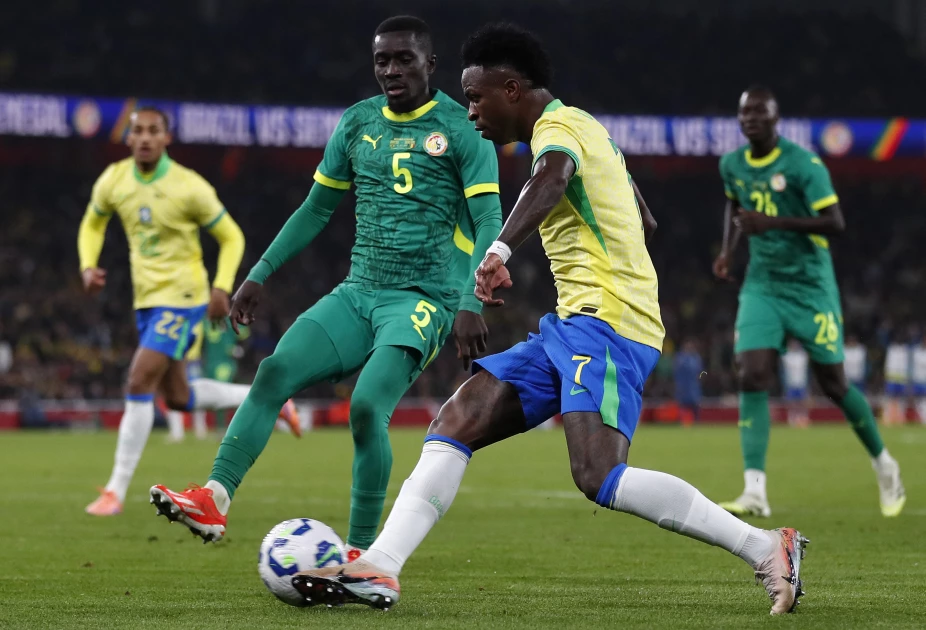 Estevao, Casemiro on target for Brazil in Senegal win