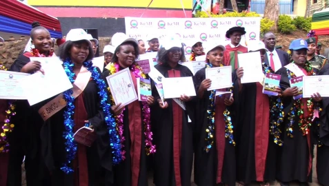Joy as 27 Meru Women's GK prison inmates graduate 