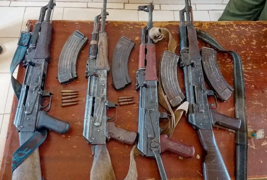 Four illegal rifles surrendered to police in Baringo