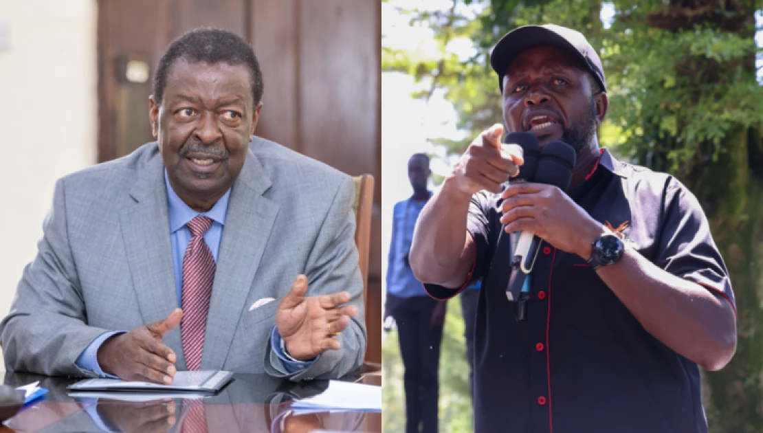 ‘Prepare for defeat in 2027!’ Mudavadi puts Governor Natembeya on notice