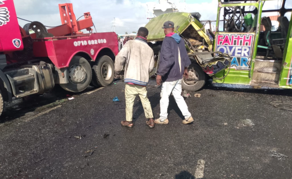 Three people die on the spot after road accident in Machakos