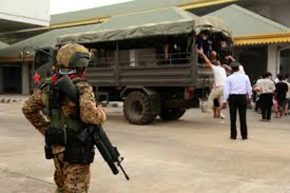 Myanmar junta says nearly 1,600 foreigners arrested in scam hub raids