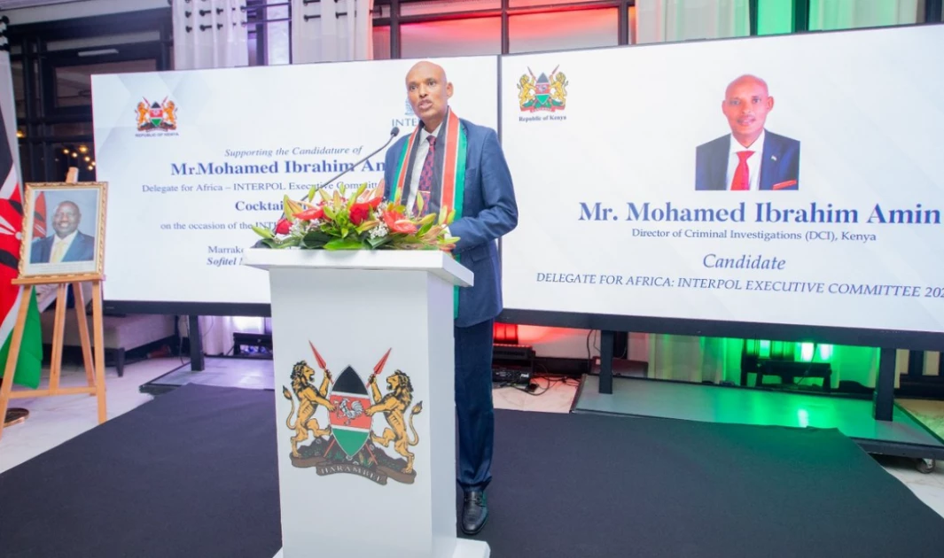 DCI boss Mohamed Amin elected to INTERPOL Executive Committee