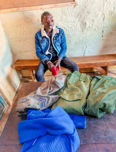 Suspect arrested as stolen police uniforms recovered in Murang’a