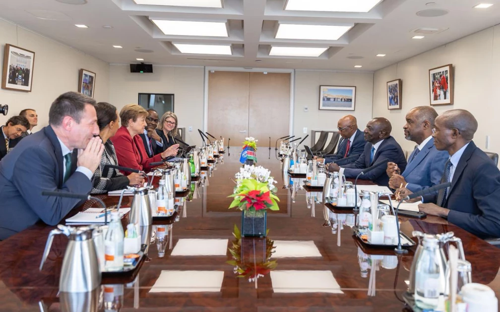 Ruto meets IMF and IFC leaders in the US, pushes infrastructure, energy investments