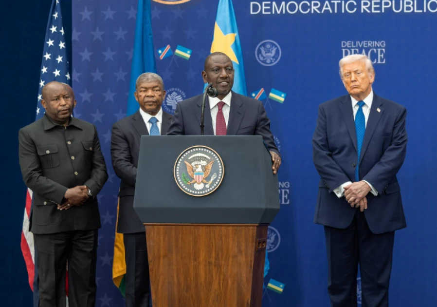 Ruto welcomes ‘historic’ Rwanda–DRC peace deal as he praises President Trump