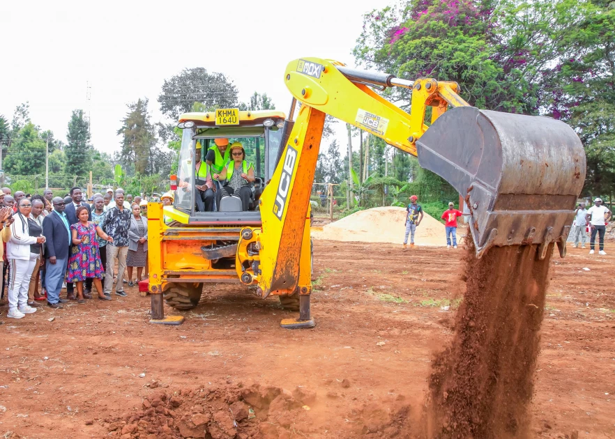 Waiguru breaks ground for first KMTC in Kirinyaga to boost healthcare sector 