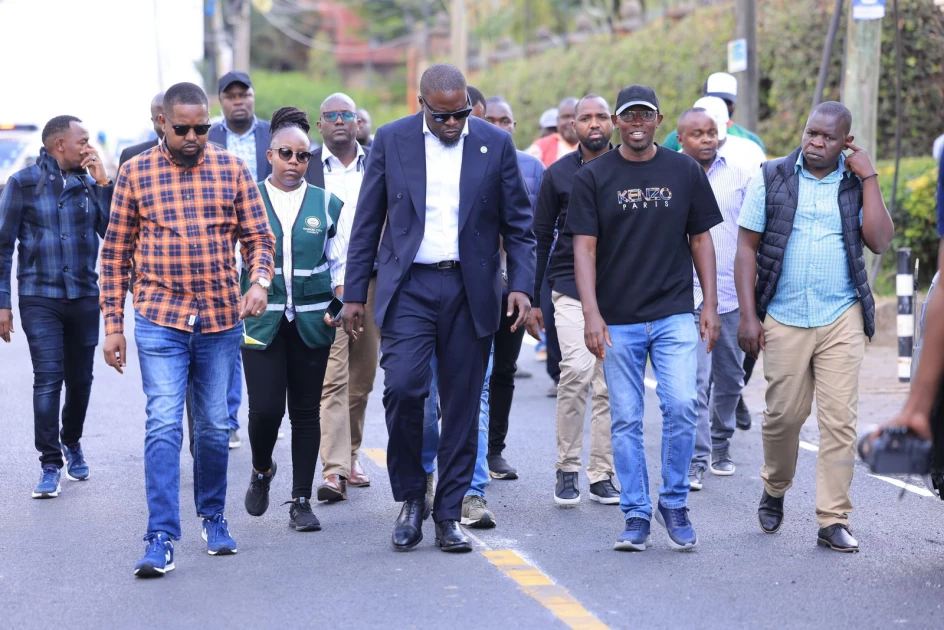 Sakaja tours upgraded roads, promises more improvements across Nairobi
