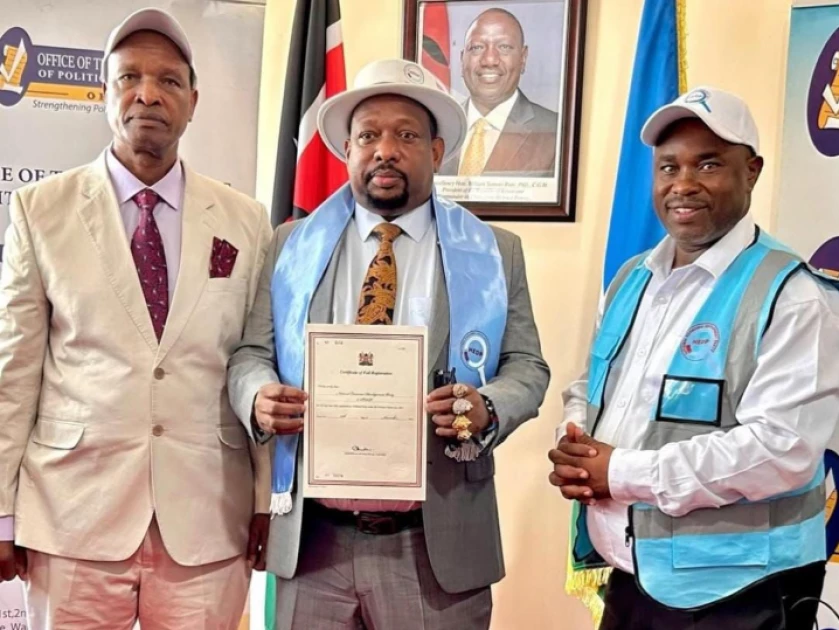 Sonko officially registers new political party ahead of 2027 elections