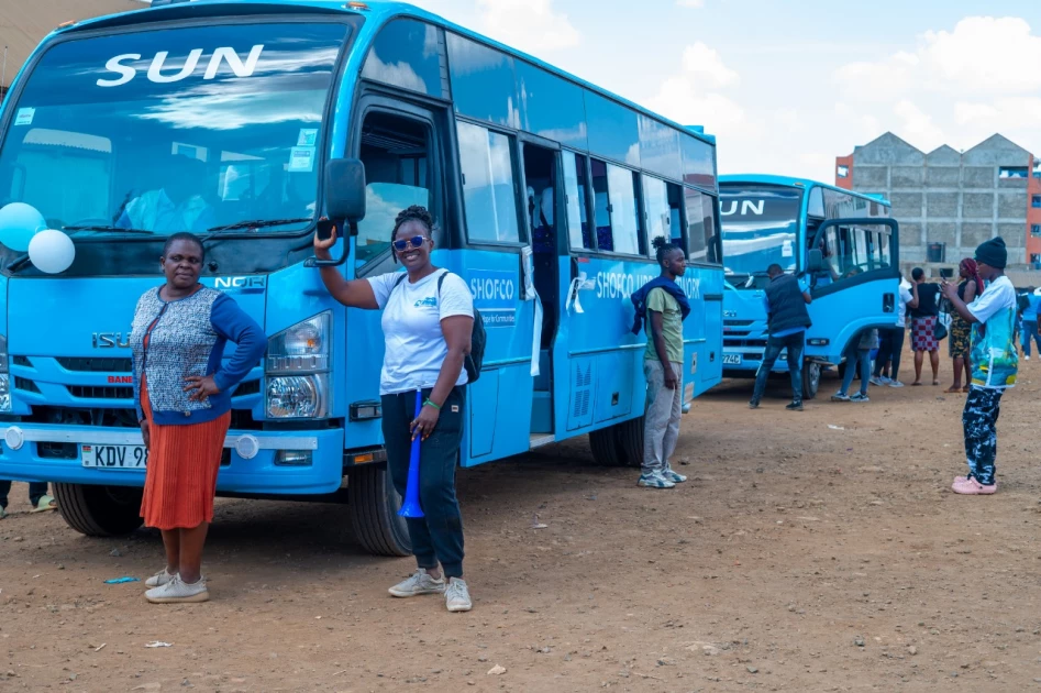 SHOFCO donates two buses to Nairobi Eastlands Community to boost local income