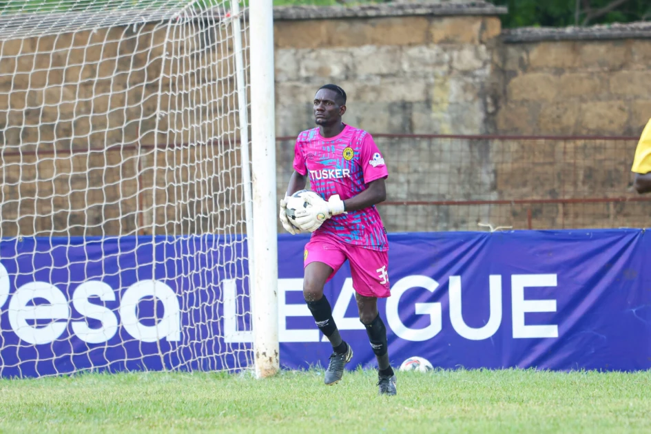 Custodian Brandon Obiero keen to keep his goalkeeping role at Tusker