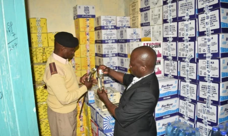 One arrested as NACADA seizes counterfeit alcohol worth Ksh.3M in Narok