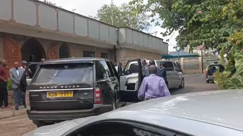 Body of former MP Cyrus Jirongo arrives at Lee Funeral Home