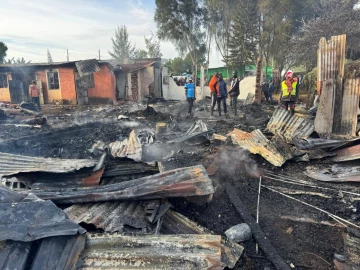 Two people die after fire razes home in Kitale