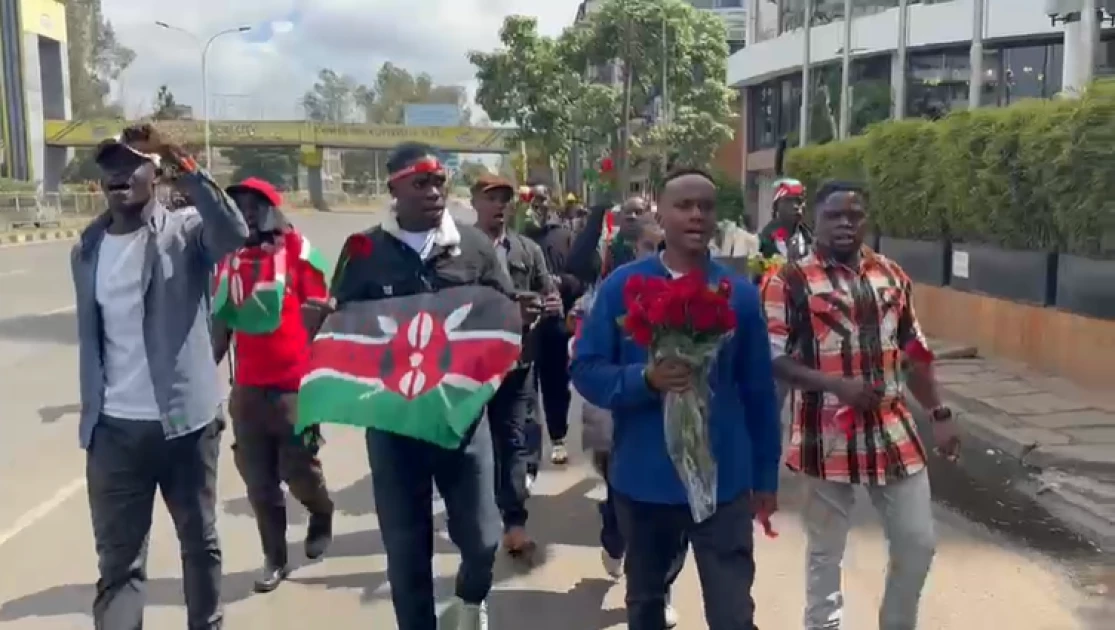 Protesters marching to State House repelled as police lob teargas