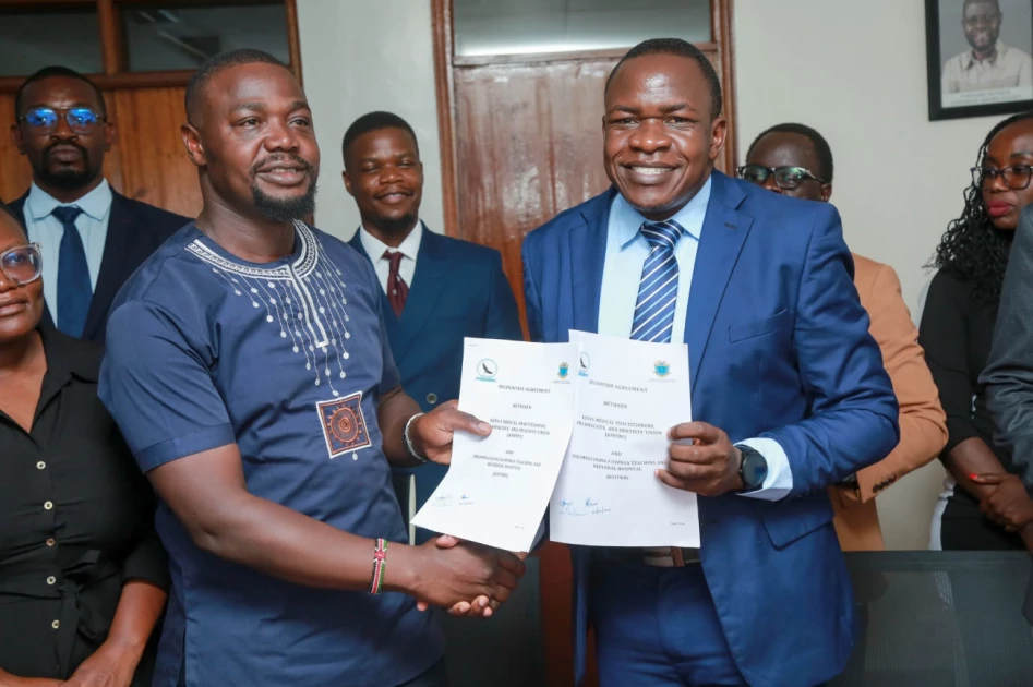 JOOTRH, KMPDU sign recognition deal ahead of transition to national referral hospital