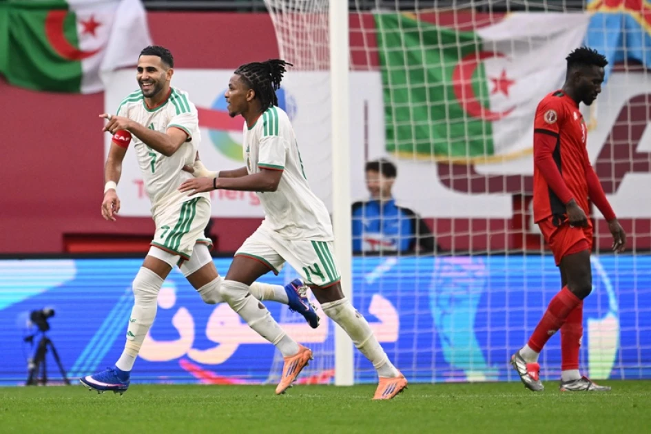 Mahrez leads Algeria to AFCON cruise against Sudan